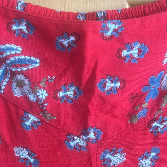 Red Paisley Palazzo Pants - Picture 6 of 8